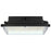 Satco 60W Square LED Wide Beam Angle Canopy Light, Bronze