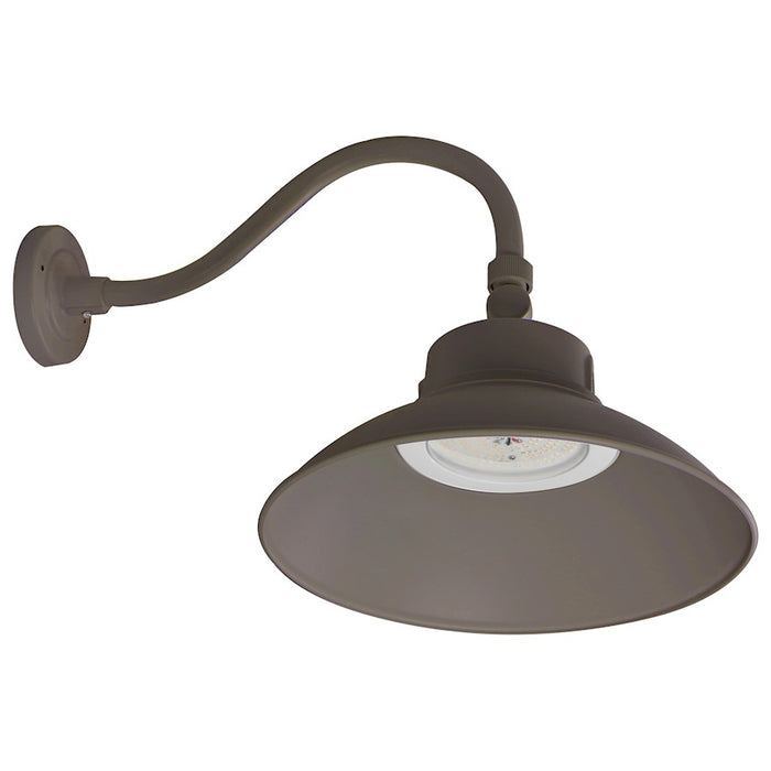 Nuvo Lighting LED Gooseneck, 30W/40W/50W, 3K/4K/5K, Photocell