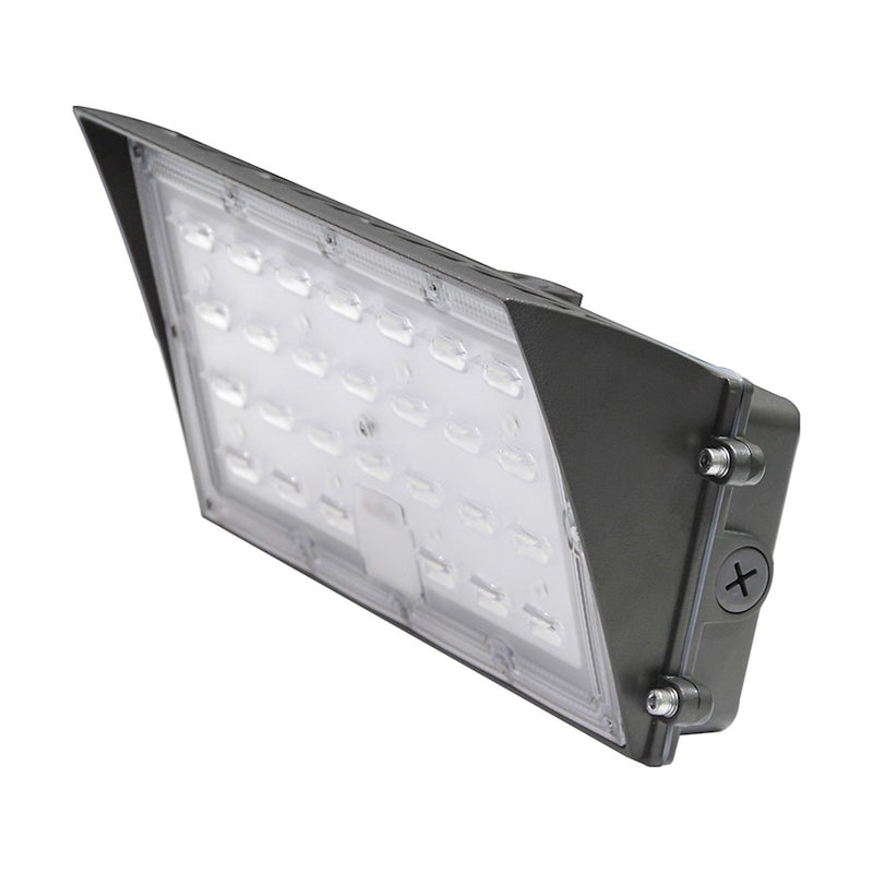 Nuvo 65-675 60W Semi Cutoff LED Wall Pack | Utility Bronze Die-Cast Aluminum | Outdoor Building & Security Lighting | 7200-7500 Lumens | Model 65-675