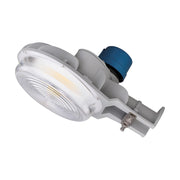 Nuvo Lighting 40W LED Area Light | Gray Die-Cast Aluminum | Outdoor Wall & Arm Mount | 13.6 x 9.1 x 7.4 in, CCT Selectable, Photocell | Model 65-682