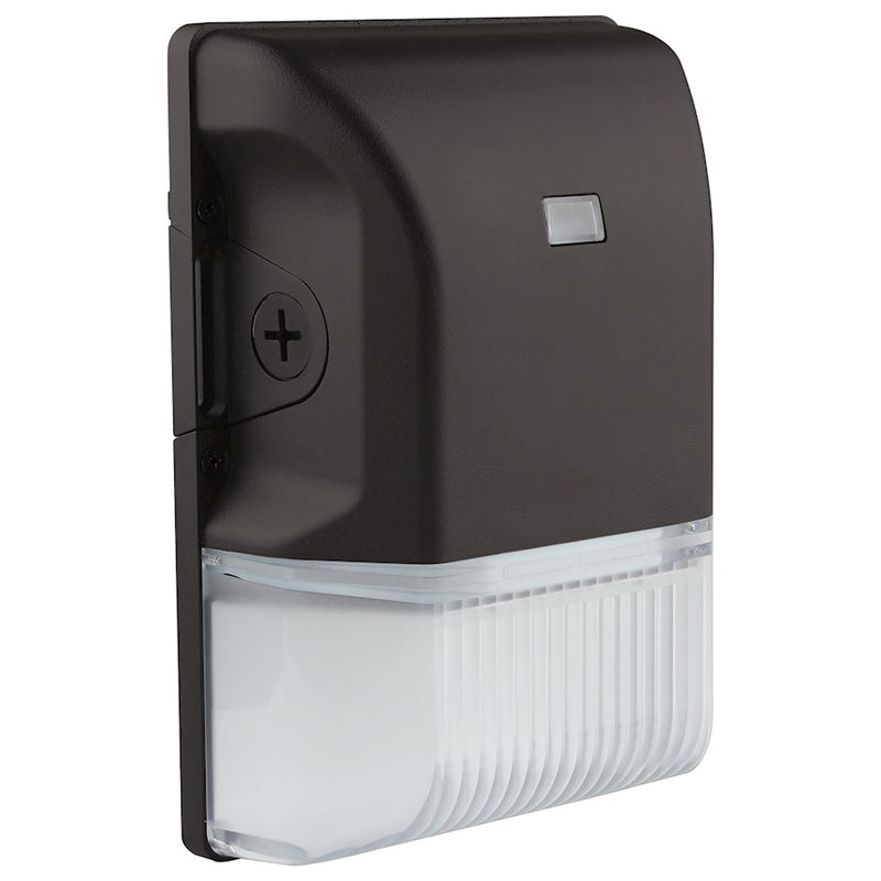 Nuvo Lighting 65-748 20W LED Small Wall Pack | Utility Bronze Die-Cast Aluminum | Exterior Building & Commercial Illumination | 3 x 6 x 9 | Model 65-748