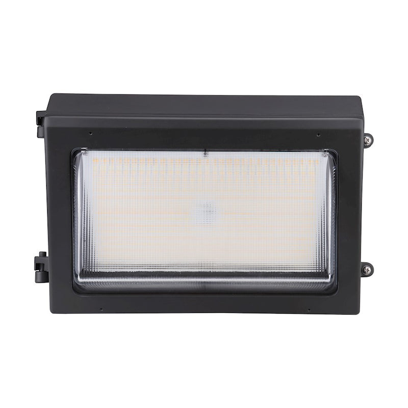 Nuvo Lighting 65-757 LED Wall Pack | Traditional Bronze Outdoor Security Light | Entryway & Building Perimeter | 29W/40W/60W Selectable | Model 65-757