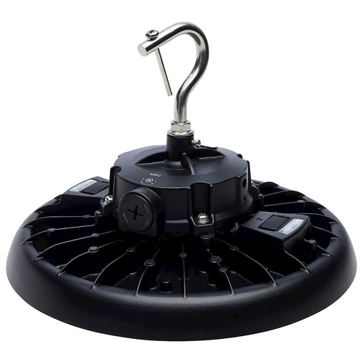 Nuvo Lighting 80W/100W/120W/3K/4K/5K LED UFO High Bay/120-347V/Black