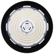 Nuvo Lighting 12in 100W UFO LED High Bay | Utility Black IP65 Wet Location | Warehouse & Garage | 12 x 12 x 8 in | Model 65-782R1