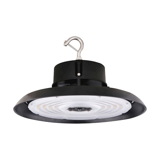 Nuvo Lighting 150W UFO LED High Bay | Utility Black Finish | Warehouse & Commercial Workshop | 21600 Lumens, 5000K, Dimmable, 12 x 12 x 8 | Model 65-784R1