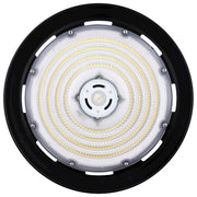 Nuvo Lighting 65-786R1 14in 200W UFO LED High Bay | Utility Black Aluminum | Warehouse & Commercial Workshop | 28800 Lumens, 5000K | Model 65-786R1