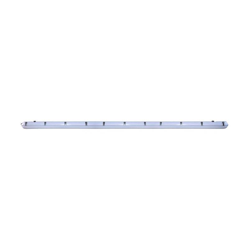 Nuvo Lighting 94in 1-Light Linear Fixture | Gray Utility Vapor Tight | Workshop & Garage | 94 x 4 x 3 in | Model 65-822