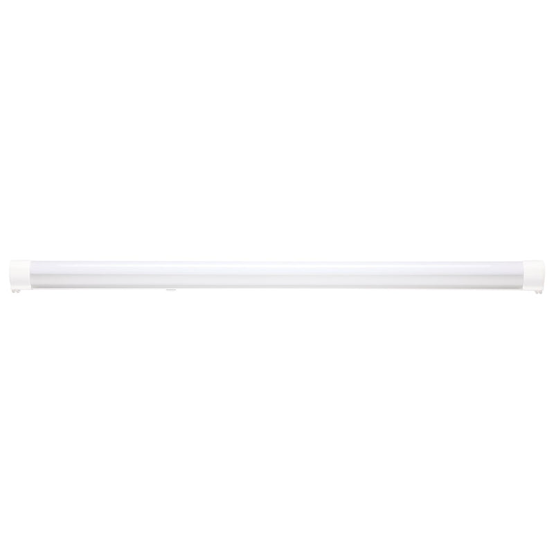 Satco 4' LED Tri-Proof Fixture/Integrated Microwave Sensor, WH/GY