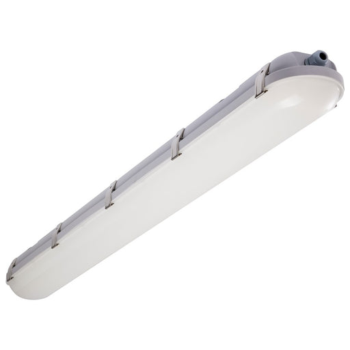 Nuvo Lighting 40/50/60W LED 4' Microwave Sensor 120-347 RangeVage, Gray - 65-839