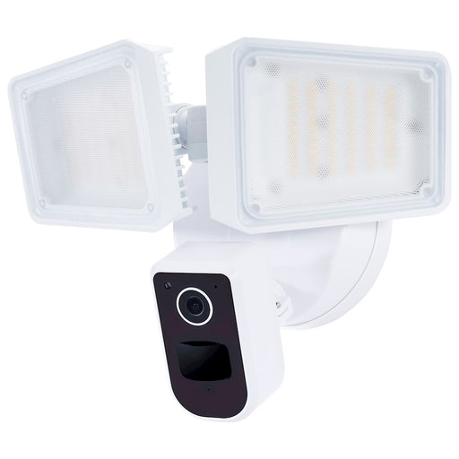 Nuvo Lighting 36W Rectangular Outdoor Security Light/Camera/White/White