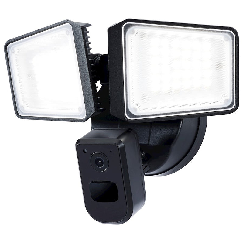 Nuvo Lighting 36W Rectangular Outdoor Security Light/Camera/White/Black - 65-921