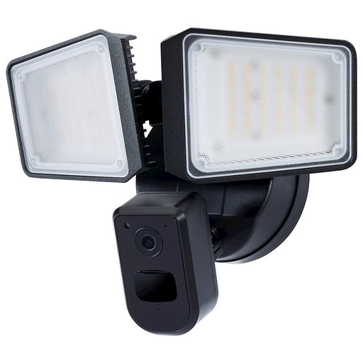 Nuvo Lighting 36W Rectangular Outdoor Security Light/Camera/White/Black