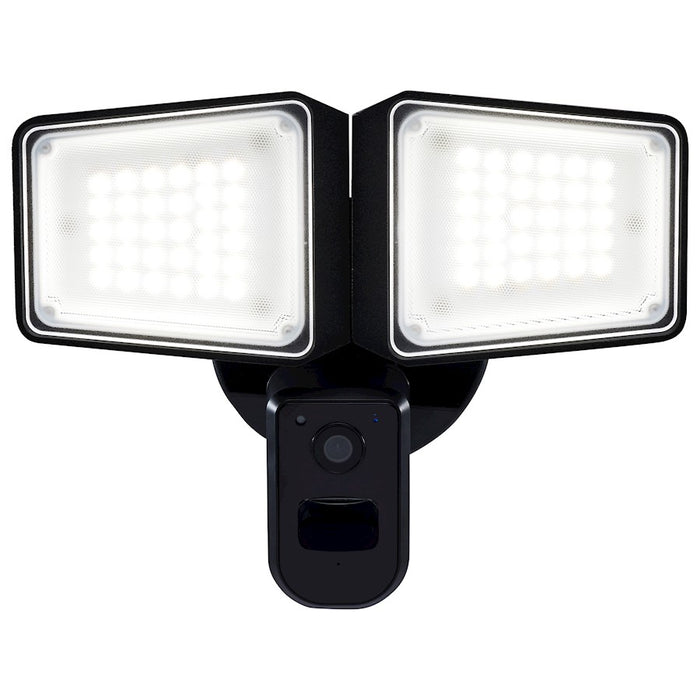 Nuvo Lighting 36W Rectangular Outdoor Security Light/Camera/White/Black