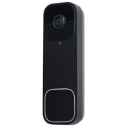 Nuvo Lighting Starfish Smart Doorbell Security Camera Wired | Black Doorbell with Black Chime | Entryway & Front Door | 5.87in H | Model 65-934