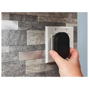 Nuvo Lighting Starfish Smart Doorbell Security Camera Wired | Black Doorbell with Black Chime | Entryway & Front Door | 5.87in H | Model 65-934