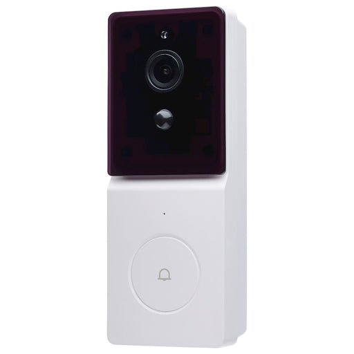 Nuvo Lighting Starfish/Doorbell Security Camera/White/Black Chime - 65-935