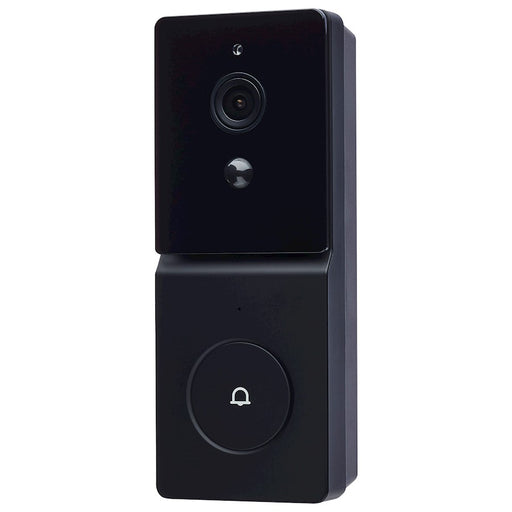 Nuvo Lighting Starfish/SMART Doorbell Security Camera/Black - 65-936