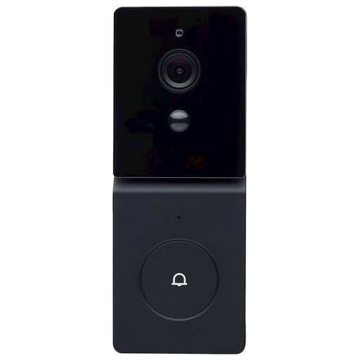 Nuvo Lighting Starfish/SMART Doorbell Security Camera/Black