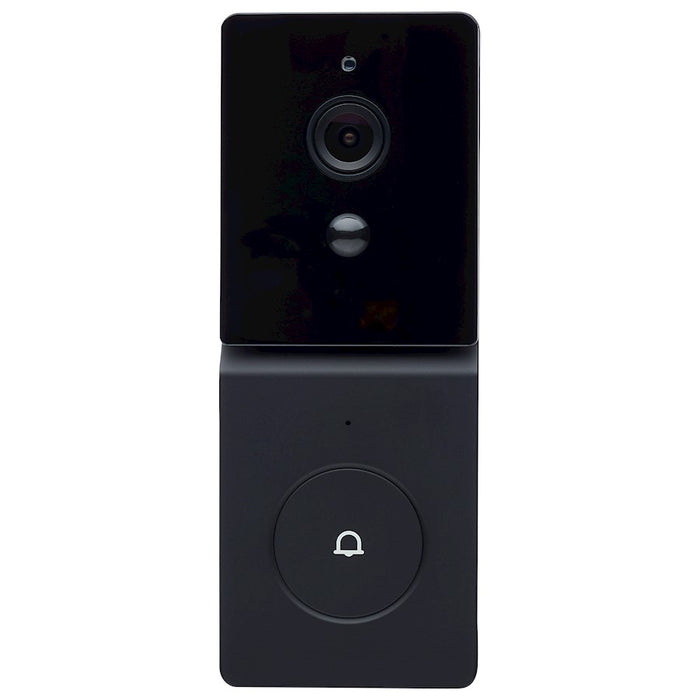 Nuvo Lighting Starfish/SMART Doorbell Security Camera/Black