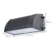 Nuvo Lighting 65-941 80W LED Full Cutoff Wall Pack | Utility Bronze Die-Cast Aluminum | Commercial Buildings & Walkways | Model 65-941
