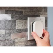 Nuvo Lighting Starfish Chime for Smart Doorbell Cam | White Plug-In Chime | Larger Homes & Multi-Level Living | 3.2in H | Model 86-933