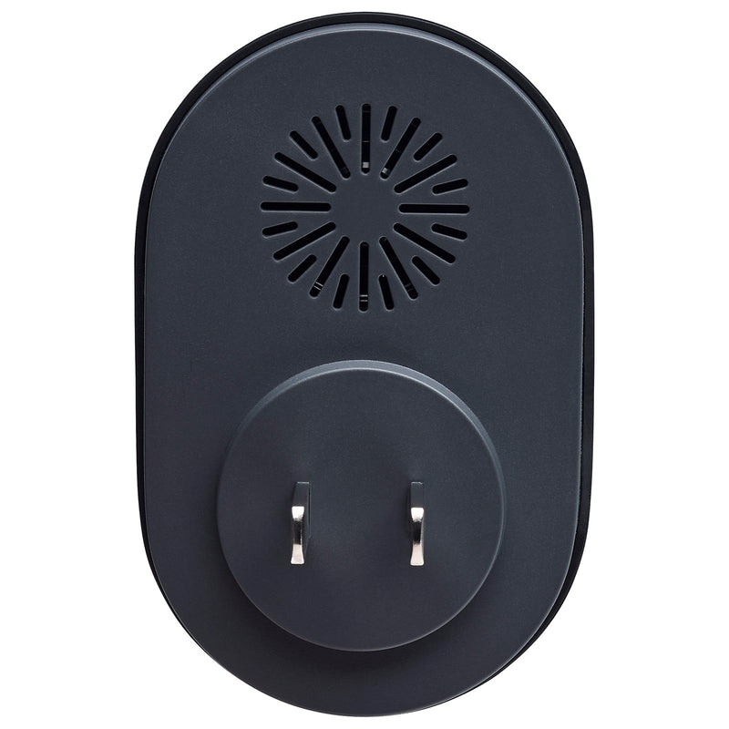 Nuvo Lighting Starfish Chime for Smart Doorbell Cam | Black Plug-In Chime | Larger Homes & Multi-Level Living | 3.2in H | Model 86-934