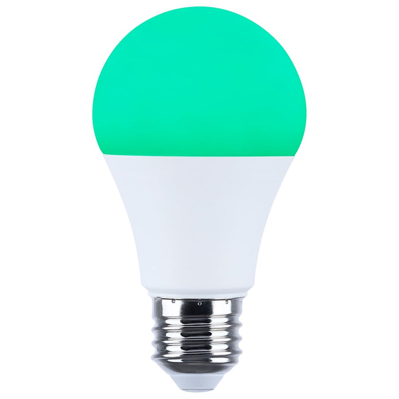 Satco Starfish 10W LED A19 2700K-5000K RGBTW Medium Base 120V, White