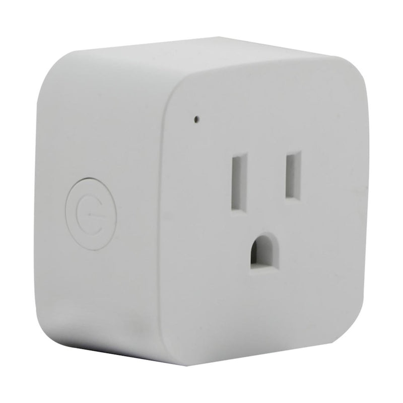 Nuvo Lighting Starfish 2-Pack Smart Plug | Modern White Wi-Fi Outlet | Living Room & Bedroom Appliance Control | 2 x 2 x 2 in | Model S11269