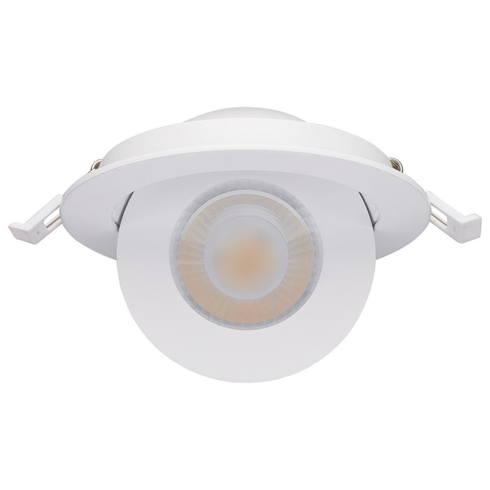 Satco Starfish 9W LED Gimbal Downlight/4" 2700K/5000K RGB, White