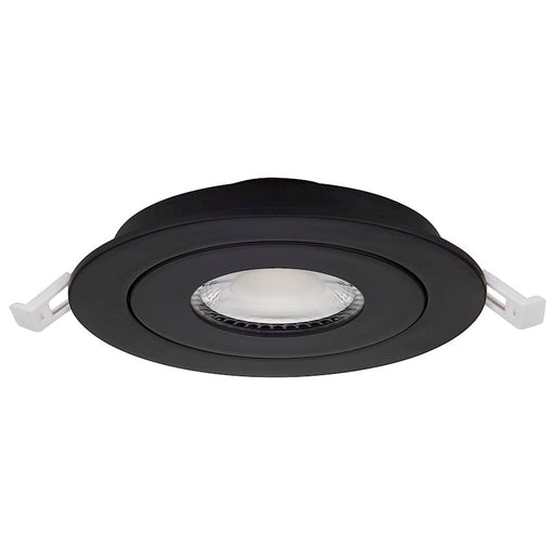 Satco 9W LED Gimbaled Downlight 4" RGB/Tunable White Round Black