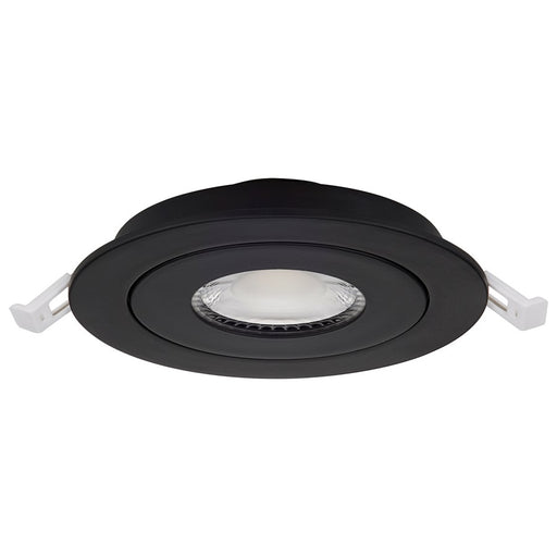 Satco Starfish 9W LED Gimbal Downlight/4" 2700K/5000K RGB, Black