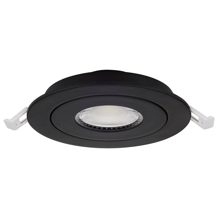 Satco Starfish 9W LED Gimbal Downlight/4" 2700K/5000K RGB, Black