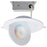 Satco 15W LED Gimbaled Downlight 6" RGB/Tunable White Round White - S11295