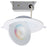 Satco Starfish 15W LED Gimbal Downlight/6" 2700K/5000K RGB, White - S11295R1