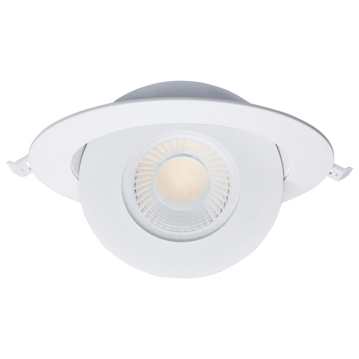 Satco Starfish 15W LED Gimbal Downlight/6" 2700K/5000K RGB, White