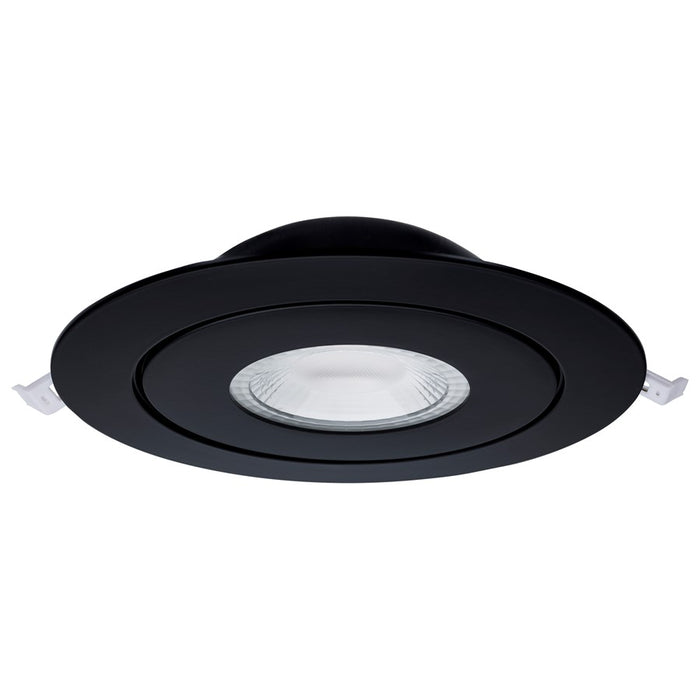 Satco Starfish 15W LED Gimbal Downlight/6" 2700K/5000K RGB, Black