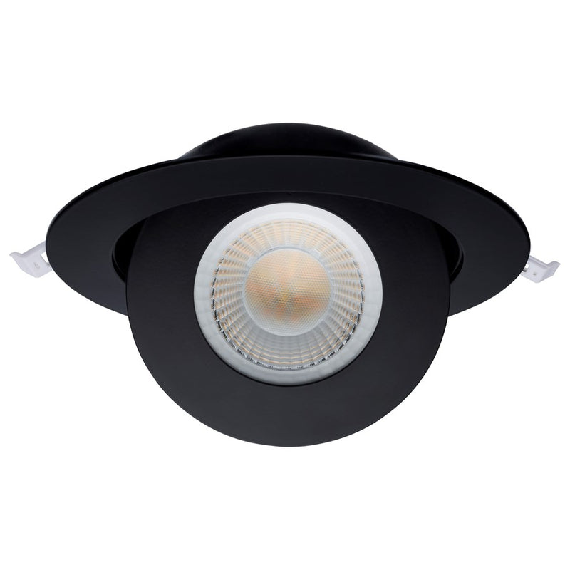 Satco Starfish 15W LED Gimbal Downlight/6" 2700K/5000K RGB, Black