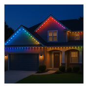 Nuvo Starfish 50ft LED Eave String Light | RGB+White, Smart Outdoor | Patio & Eaves | 1200 Lumens, Tunable 2200-6500K, Wet Rated | Model S11297