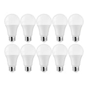 Nuvo Satco 12W A19 LED 5000K/75W Replacement | White Enclosed Fixture Rated | Indoor & Damp Location Bulbs | 1100 Lumens, 80 CRI, 10000 Hrs | Model S11438