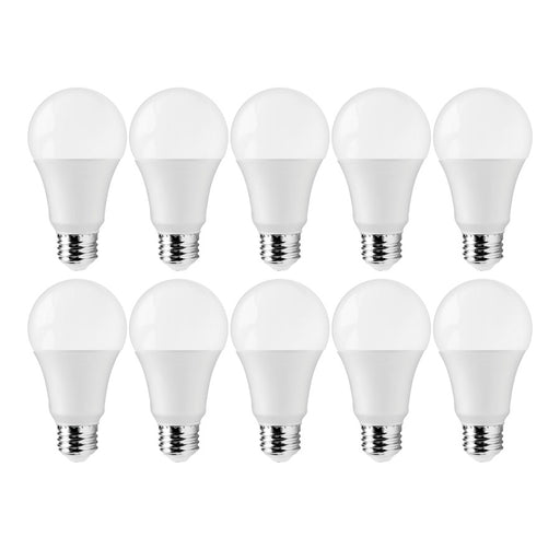Nuvo Satco 12W A19 LED 5000K/75W Replacement | White Enclosed Fixture Rated | Indoor & Damp Location Bulbs | 1100 Lumens, 80 CRI, 10000 Hrs | Model S11438