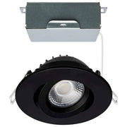 Satco LED Downlight/Gimbaled/Round/Remote Driver, Black - S11619R1