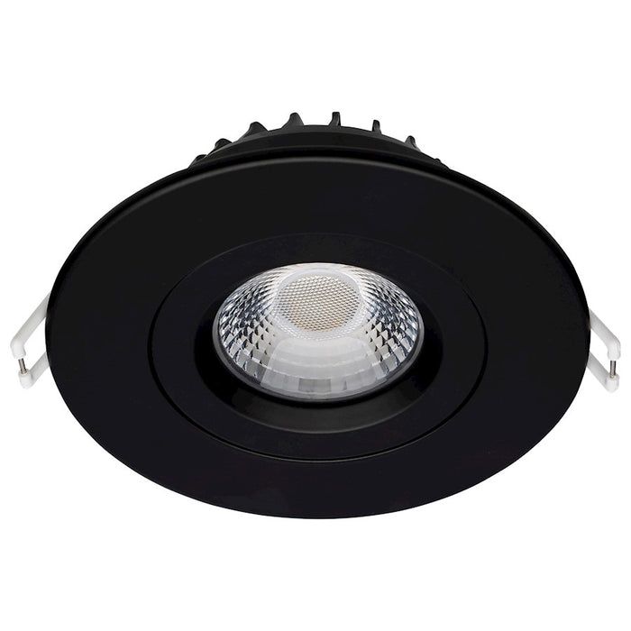 Satco LED Downlight/Gimbaled/Round/Remote Driver, Black