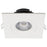 Satco 4" LED Downlight/Gimbaled/Square/Remote Driver, White