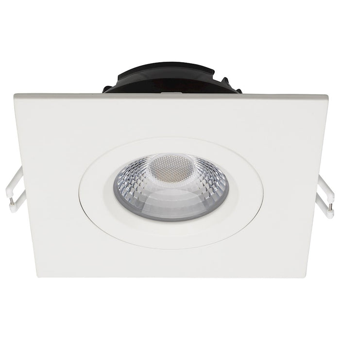 Satco 4" LED Downlight/Gimbaled/Square/Remote Driver, White