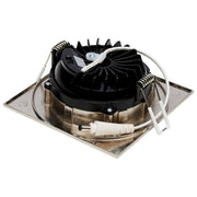 Nuvo Satco S11623R1 4in LED Recessed Downlight | Brushed Nickel Utility Gimbaled | Bathroom & Covered Patio Wet Location | 850 Lumens 12W | Model S11623R1