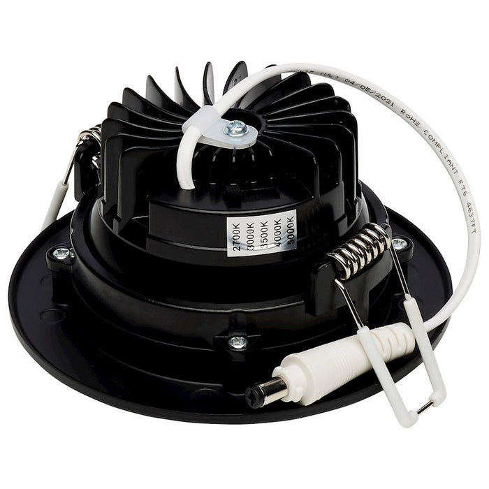 Satco LED Direct Wire Downlight/Gimbaled/Round, Black