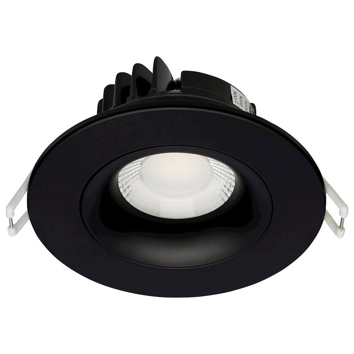 Satco LED Direct Wire Downlight/Gimbaled/Round, Black