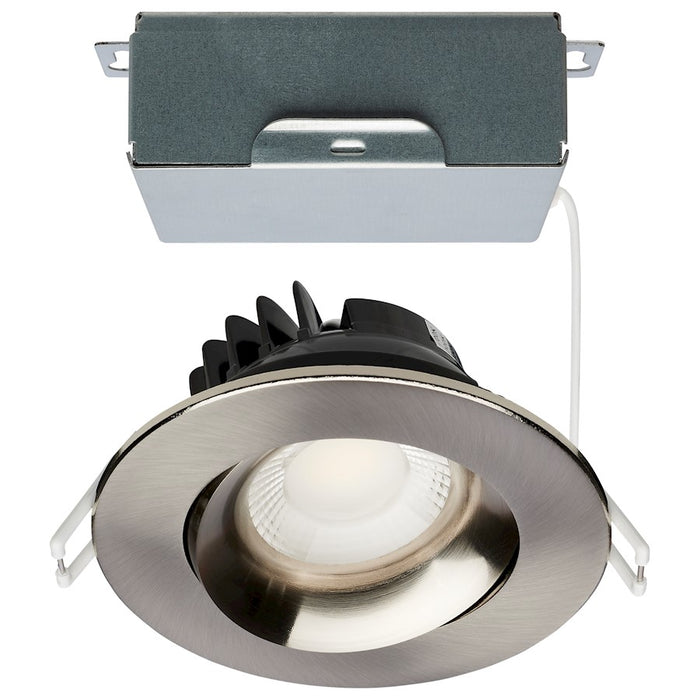 Satco LED Downlight/Gimbaled/Round, Brushed Nickel - S11626R1