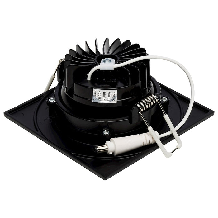 Satco 3.5" LED Downlight/Gimbaled/Square/Remote Driver, Black