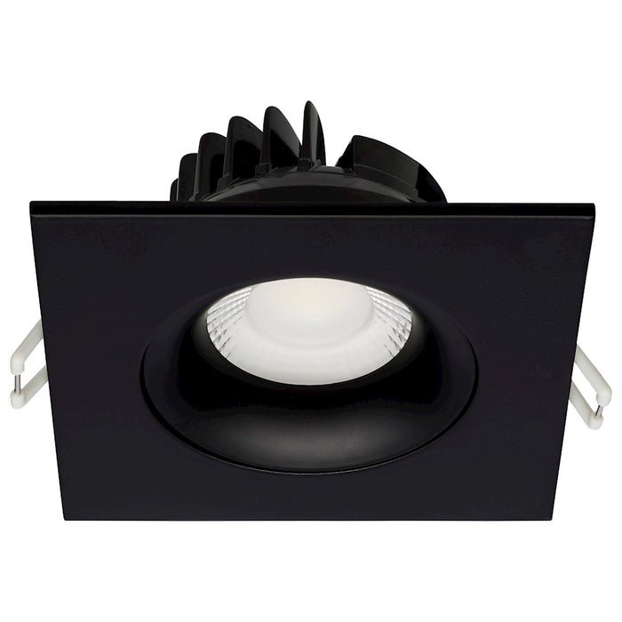 Satco 3.5" LED Downlight/Gimbaled/Square/Remote Driver, Black